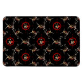 Pirate Skulls Magnet (Horizontal)