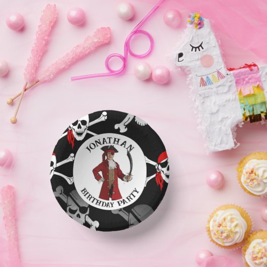 Pirate Skulls Pappteller (Party)