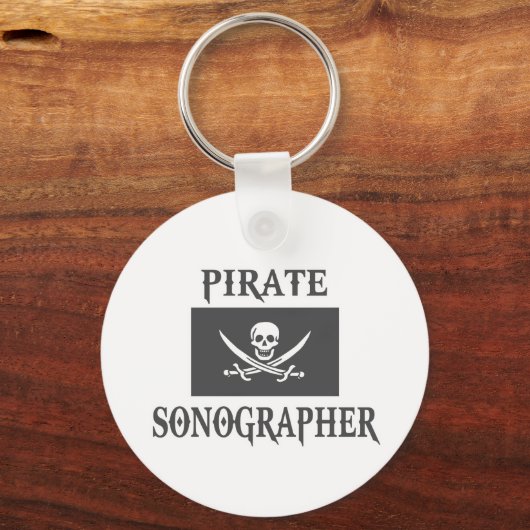 Pirate Sonographer Schlüsselanhänger (Vorderseite)