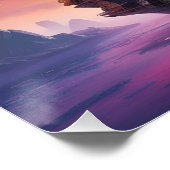 Pirate SpaceShip Landungen auf einem anderen Plane Poster (Ecke)