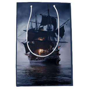 Pirate Spanish Galleon Schiff Mittlere Geschenktüte