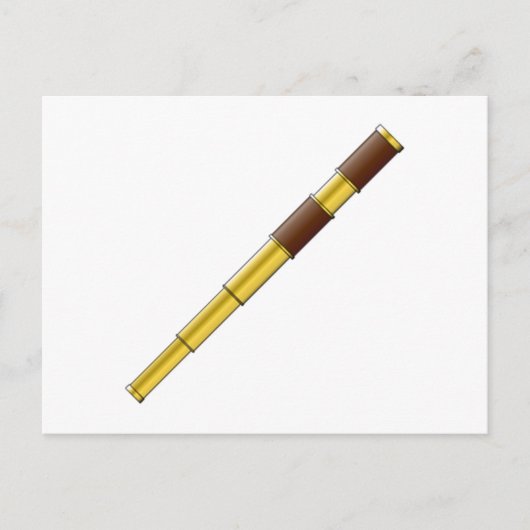 Pirate Spyglass Telescope Postkarte (Vorderseite)