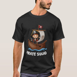 Pirate Squad Pirate Ship Crew Halloween Kostüm Te T-Shirt