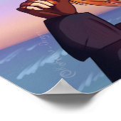 Pirate Sunset Poster (Ecke)