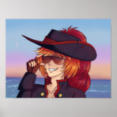 Pirate Sunset Poster (Vorne)