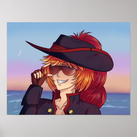 Pirate Sunset Poster (Vorne)