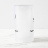 Pirate Sweet Freedom Mattglas Bierglas (Mittel)