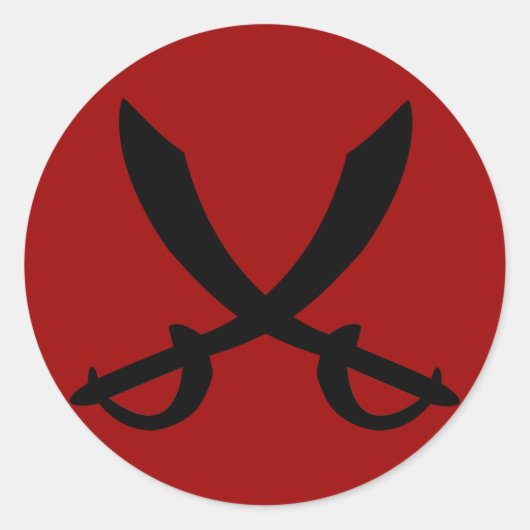 Pirate Sword Aufkleber (Vorderseite)