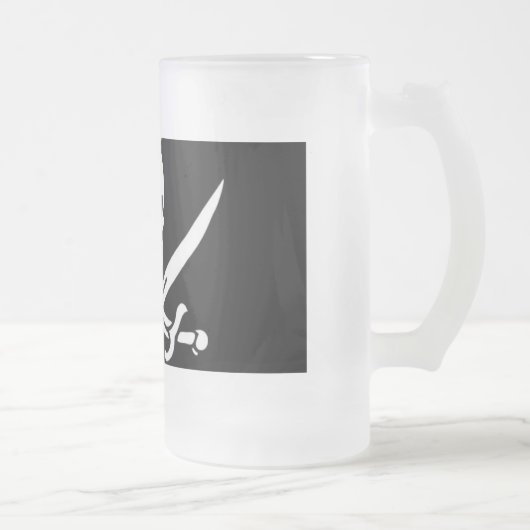 PIRATE-TASSE MATTGLAS BIERGLAS (Rechts)