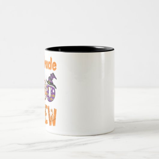 Pirate Teacher Funny Halloween Skull Adult Gift Zweifarbige Tasse (Mittel)