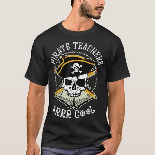 Pirate Teacher Teacher Educational Men Women T-Shirt (Vorderseite)