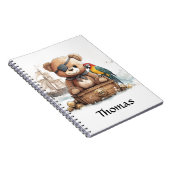 Pirate Teddy Bear Adventure - Customizable Notizblock (Rechte Seite)
