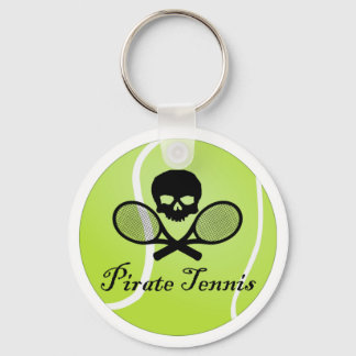 Pirate Tennis mit Tennis Ball Schlüsselanhänger