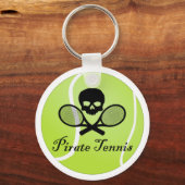 Pirate Tennis mit Tennis Ball Schlüsselanhänger (Vorderseite)