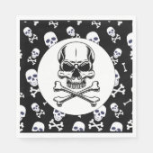 Pirate Thema Partei Erwachsene Schiffe Skulpturen Serviette (Vorderseite)