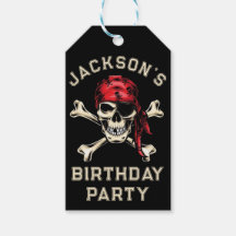 Pirate Thema Party Adult Salty Pirate Skull Black