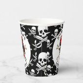 Pirate Thema Party Adult Salty Skull Pappbecher (Rechts)