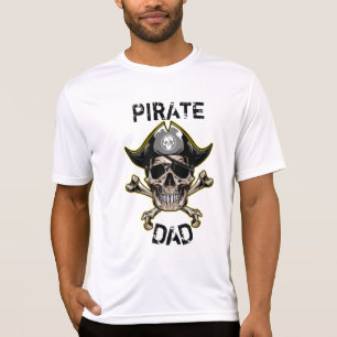 Pirate Thema Party Erwachsene Skull Cross Knochen T-Shirt
