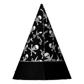 Pirate Thema Party Erwachsene Skull. Schiffskulls Partyhütchen (Rückseite)