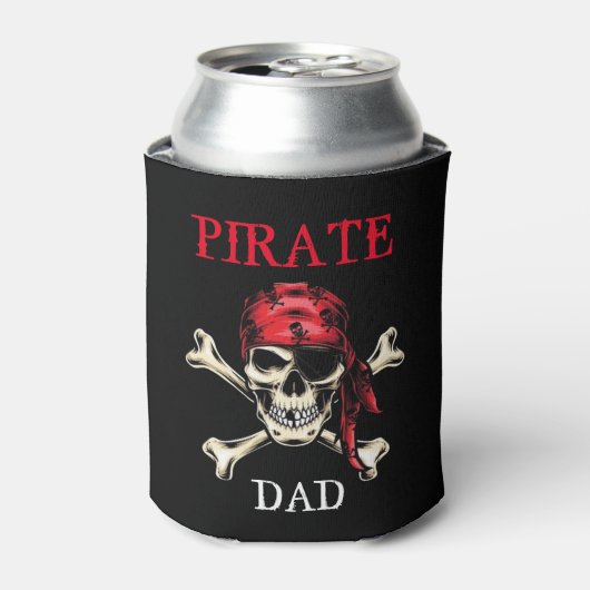 Pirate Thema Party Erwachsene Skull. VATER Salty S Dosenkühler (Kanne Vorderseite)