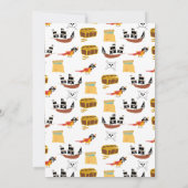 Pirate Theme Birthday Party Danke (Rückseite)