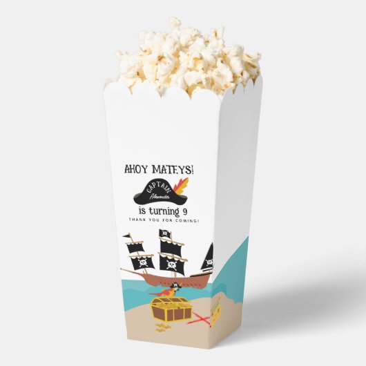 Pirate Theme Birthday Party Danke Geschenkschachtel (Geplatzt)