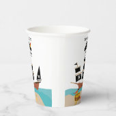 Pirate Theme Birthday Party Pappbecher (Rechts)