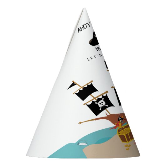 Pirate Theme Birthday Party Partyhütchen (Links)