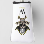 Pirate theme Party Adult Skull Monogram Golf Headcover (Rotieren 90)