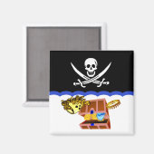 Pirate Theme:Sauberer Waschspüler-Magnet Magnet (Vorderseite/Rückseite)
