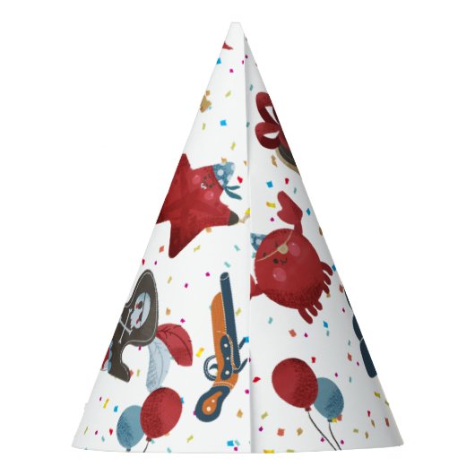 Pirate-Themed Birthday-Hut Partyhütchen (Rückseite)