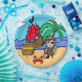 Pirate Themed Birthday Party Pappteller (Party)