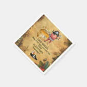 Pirate Themed Birthday Party Serviette (Ecke)