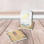 Pirate Themed Birthday Party Steinuntersetzer<br><div class="desc">Ahoy, Mateys! Schützen Sie Ihre Schätze Tische mit unseren Pirate Themed Geburtstagsparty Stone Untersetzer! Diese rauen Untersetzer sind die perfekte Ergänzung zu ihrem Piratenkonzert mit ihrem kühnen Design, das sich durch Schädel und Kreuzknochen, Schatztruhen und einen verwitterten Pergament-Hintergrund auszeichnet. Aus Stein behalten werden ihre Tische vor Verschütten und Schwaden geschützt,...</div>