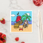 Pirate Themed Boys Geburtstagsparty Serviette (Beispiel)