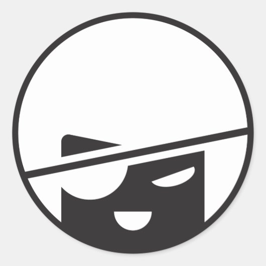 Pirate Tran Aufkleber von Jaesond (Vorderseite)