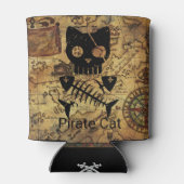 Pirate Treasure Cat Dosenkühler (Rückseite)