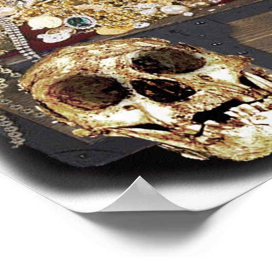 Pirate Treasure Chest 2 Poster (Ecke)