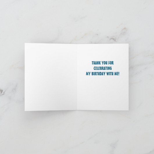 Pirate Treasure Geburtstagsparty Danke (Innenseite)