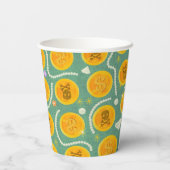 Pirate Treasure Gold Coin Party Pappbecher (Rückseite)