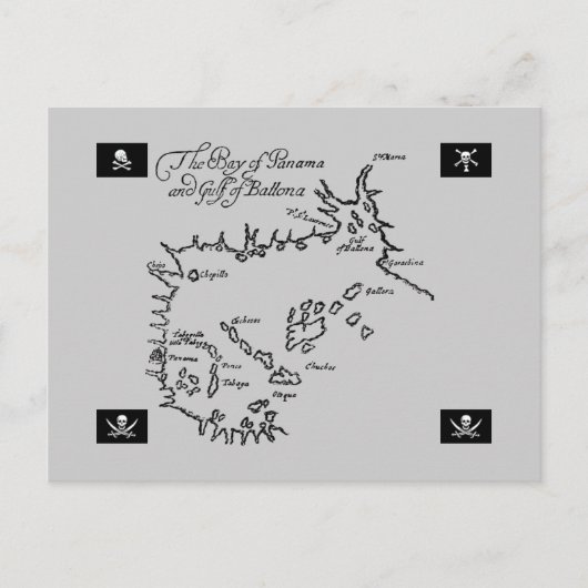 Pirate Treasure Karte (Vorderseite)