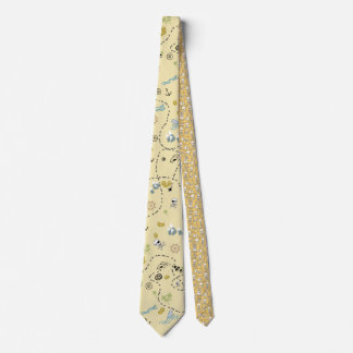 Pirate Treasure Karte und Beute Neck Tie Krawatte