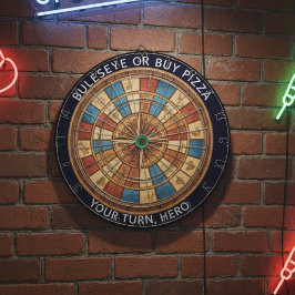 Pirate Treasure Map Dartboard Wall Decor Dartscheibe