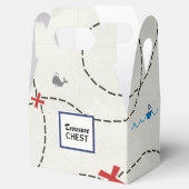 Pirate Treasure Map Schiff Whale Personalisiertes Geschenkschachtel (Geöffnet)