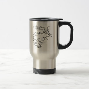 Pirate Treasure Map Travel Mug Reisebecher