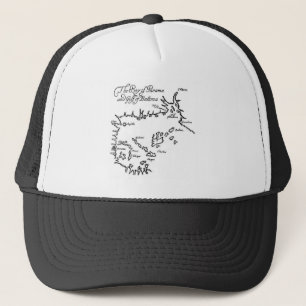 Pirate Treasure Map Truckerkappe