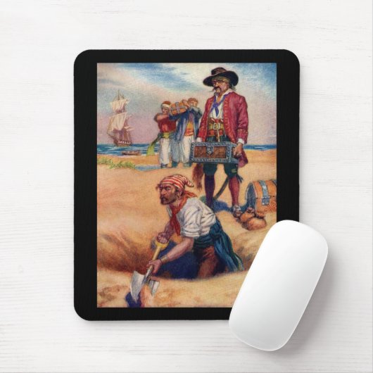 Pirate Treasure Mousepad (Mit Mouse)
