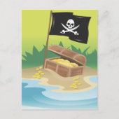 Pirate Treasure Postkarte (Vorderseite)