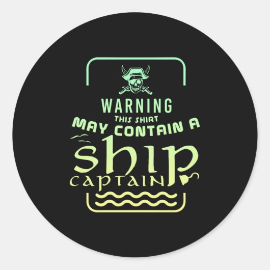 Pirate Treasure Redewendungen Runder Aufkleber (Vorderseite)