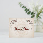 Pirate Treasure Wedding Dankeskarte (Stehend Vorderseite)